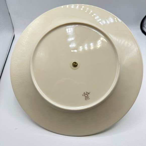 Lenox Holiday Pastry Serving Plate Mini Loaf Pan Holly Berries Christmas - Picture 3 of 10